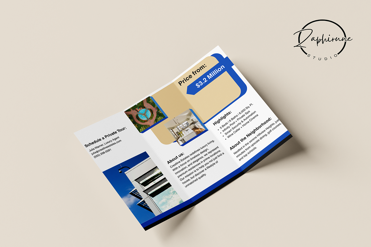 Real-Estate Branding Pack, a Brochure Template by Zaphirune_Studio (Photo 3 of 6)