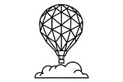 Hot Air Balloon Silhouette Bundle, an Object Illustration by Gaye Art (Thumbnail 19 of 31)