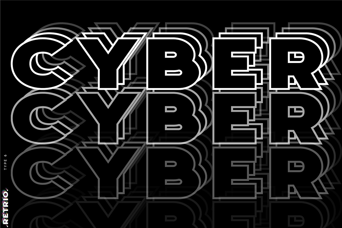 Retrio. OTF-SVG Color Family, a Symbol Font by Luxfont (Photo 5 of 11)