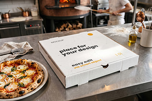 Pizzeria Mockups Collection, a Packaging Mockup by Luuqas Design