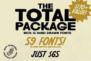 Total Package All NickQ Fonts