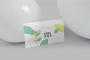Transparent Business Card Mockups, an Advertising Mockup by megostudi0 (Thumbnail 7 of 7)