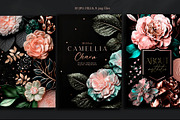 Camellia Charm, a Background Graphic by MONO KEY STUDIO (Thumbnail 2 of 8)