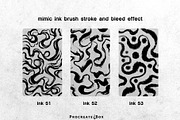 62 Inkflow Procreate ink Brushes, a Brush Add-On by ProcreateiBox (Thumbnail 9 of 10)