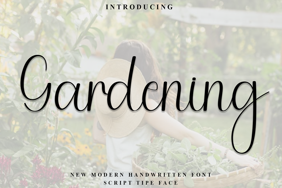 Gardening, a Handwritten Font by FreshTypeINK (Photo 1 of 8)