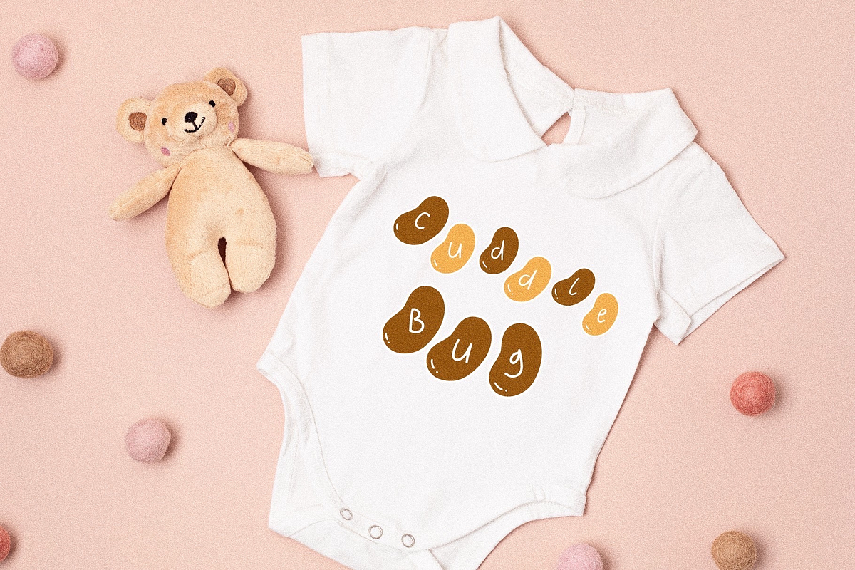 Jelly Bean | Cute Display Font, a Font by BAMBIN (Photo 6 of 8)