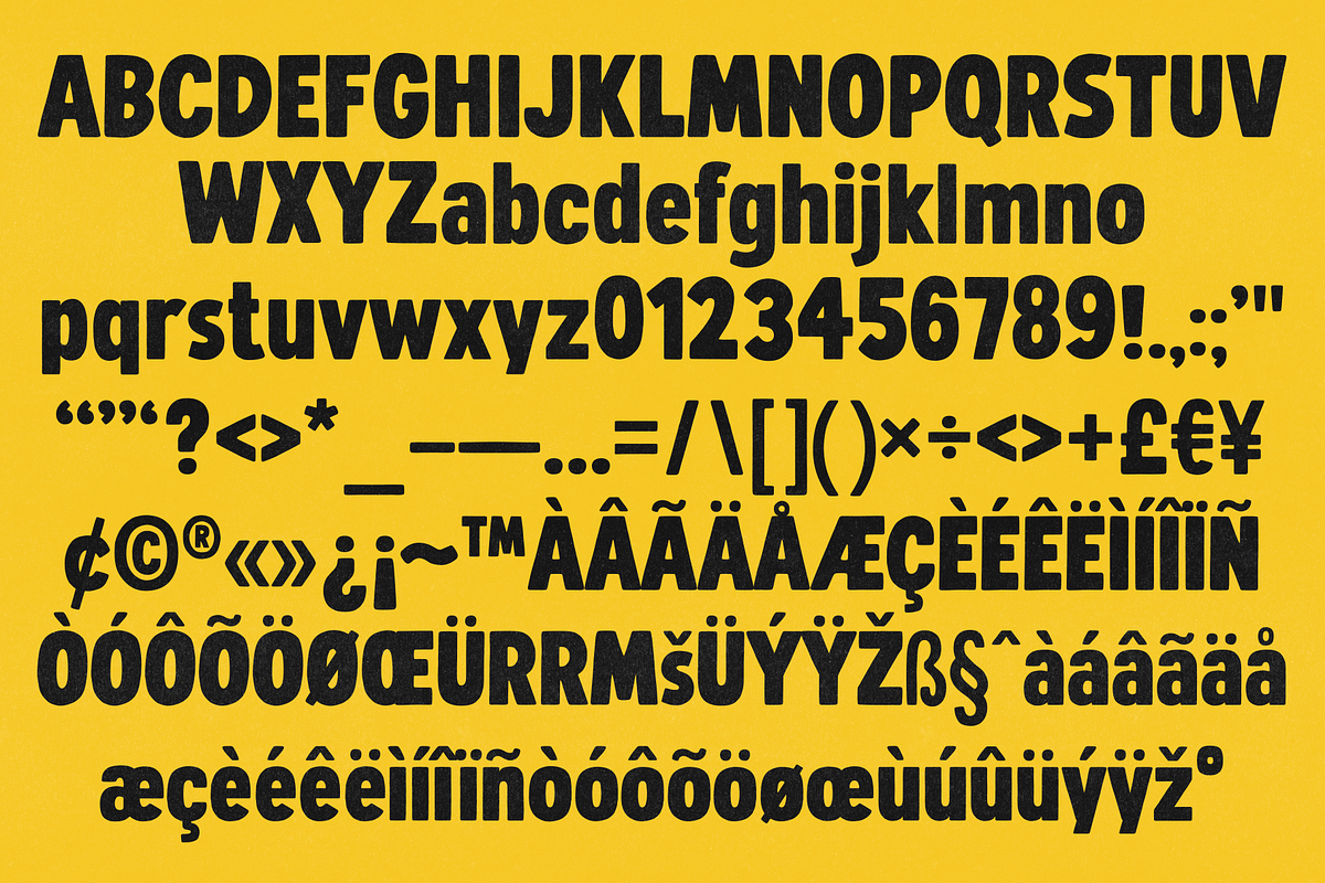 AG SNAX DISPLAY, a Sans Serif Font by Ant Gardner (Photo 5 of 5)