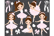 Vector Ballerina,Vector Ballet, an Illustration by TheCreativeMill (Thumbnail 3 of 4)