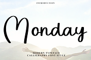 Monday, a Handwritten Font by FreshTypeINK (Thumbnail 1 of 8)