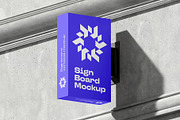 Signboard Vertical Mock-up, an Advertising Mockup by zippypixelstudio (Thumbnail 2 of 14)