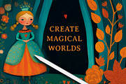 ArtFable Procreate Collection, a Brush Add-On by Mels Brushes (Thumbnail 4 of 6)