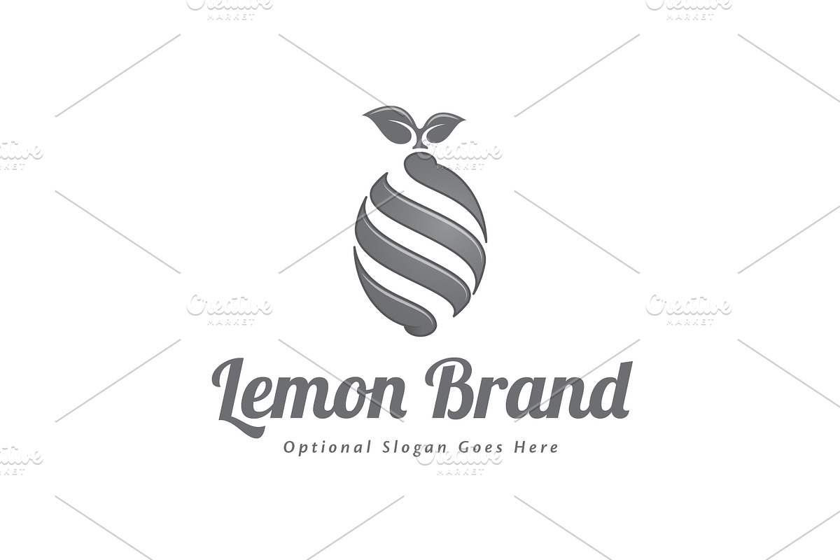Lemon Twist Custom Logo, a Branding & Logo Template by ARTE MIGUEL (Photo 3 of 3)