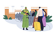 People moving set. Migration concept, a Person Illustration by Good Studio (Thumbnail 8 of 9)