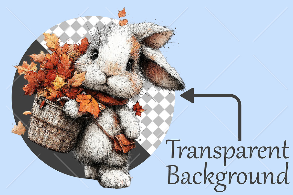 Whimsical Woodland Fall Animals PNG, a Seasonal Illustration by Canvas Craft (Photo 2 of 10)
