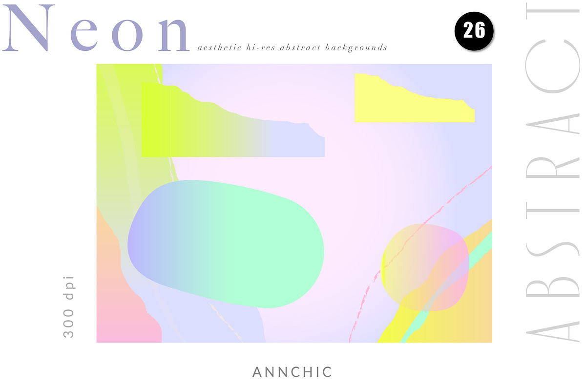 Neon Gradient backgrounds, a Texture Graphic by Anna Sokol (Photo 9 of 22)