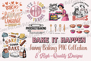 Bake It Happen Funny Baking Bundle, a Graphic by Pet Cave (Thumbnail 1 of 9)