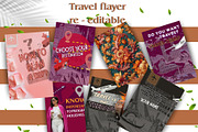Editable Travel Flyer Template, a Marketing Template by Aban's World (Thumbnail 1 of 3)