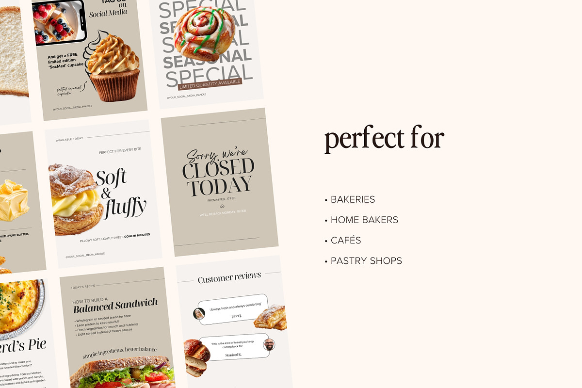 Minimalist Bakery Instagram Template, a Templates & Theme by Pawprints Canvas Co. (Photo 3 of 7)