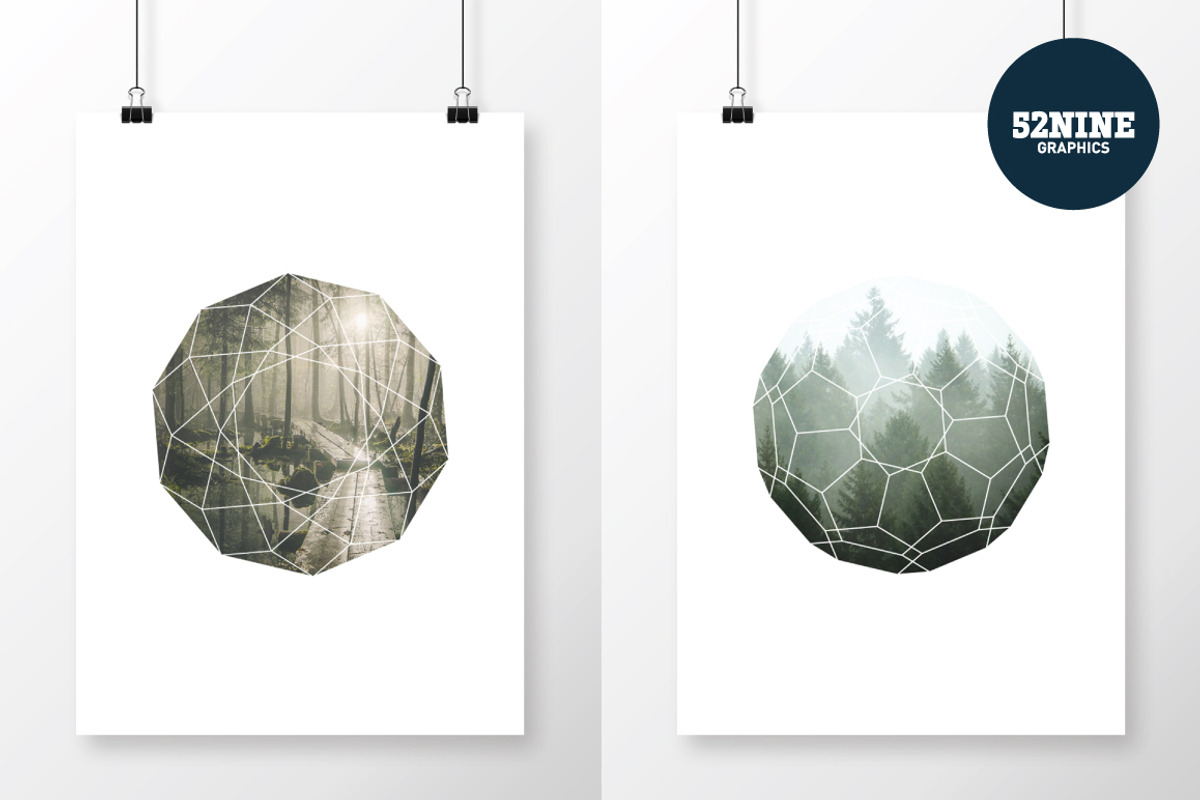 Polyhedral Vector Objects + Bonus!, an Object Graphic by 52NINE GRAPHICS (Photo 6 of 10)