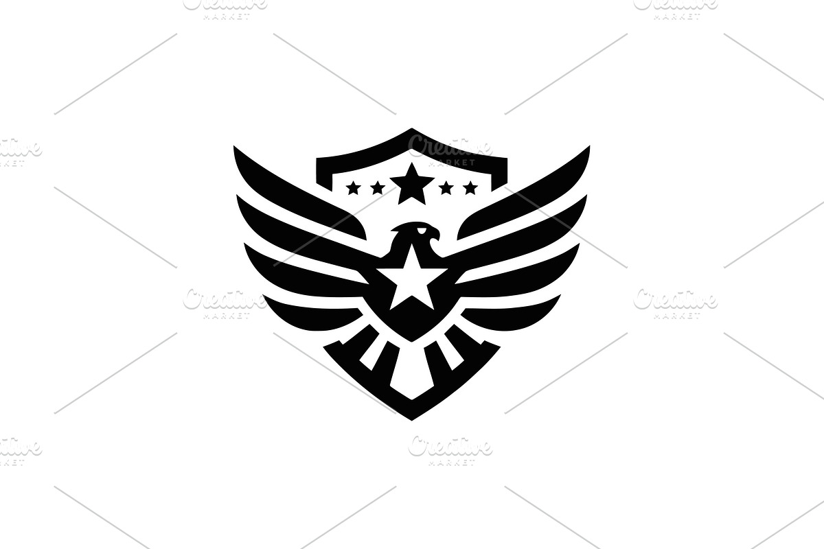 20 Minimalist Eagle Logo Bundle, a Branding & Logo Template by Vectorium Studio (Photo 12 of 21)