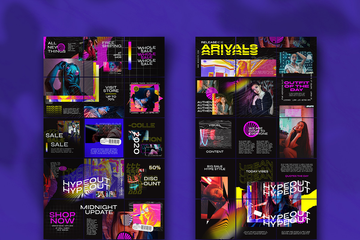 Bundle Streetwear Instagram Vol1, a Social Media Template by Azruca (Photo 12 of 22)