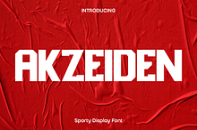 Akzeiden - Sports Display Font