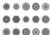 60 Mandala Tattoo & Coloring Page, a Decorative Illustration by Raftel (Thumbnail 5 of 5)