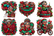 Valentine Old Lady Birthday Clipart, an Illustration by Daily.Designs (Thumbnail 6 of 8)