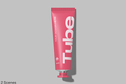 Cream Tube Mockup 2 Views, a Packaging Mockup by graphicsauce (Thumbnail 1 of 3)
