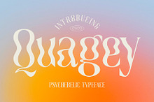 Quagey - Psychedelic Typeface