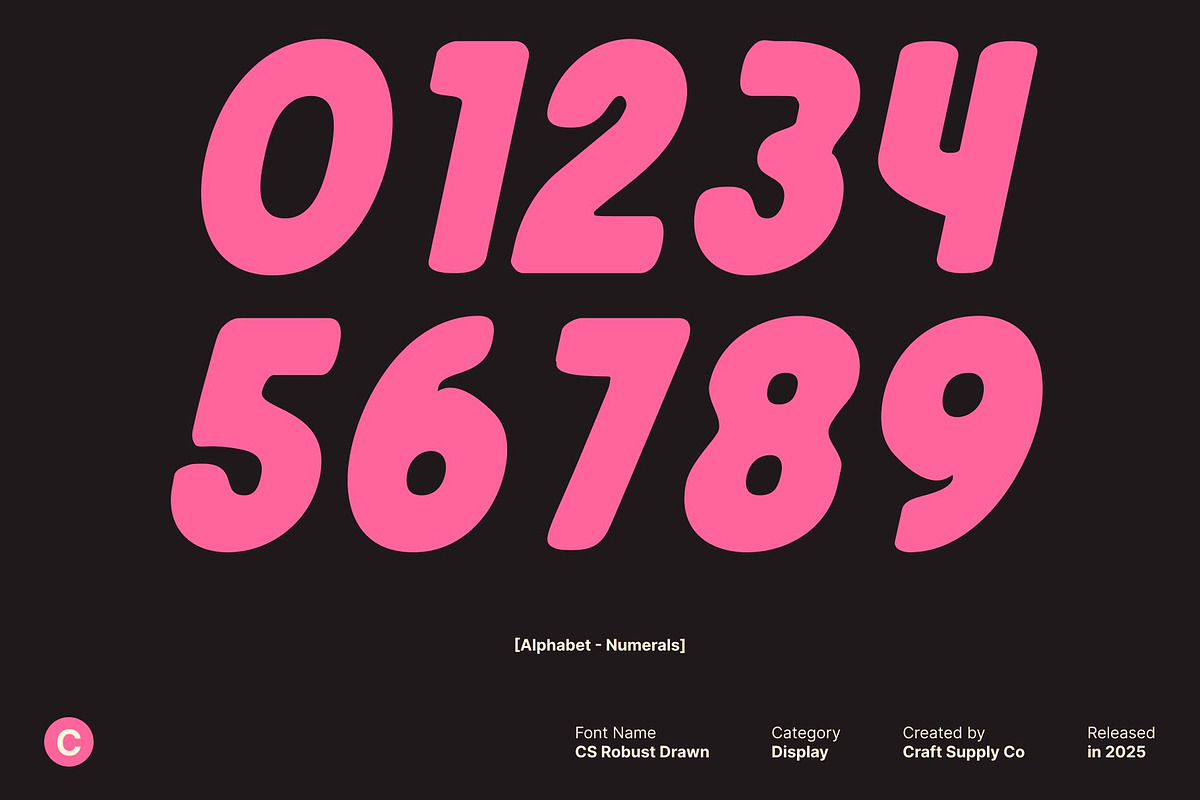 CS Robust Drawn, a Sans Serif Font by Craft Supply Co. (Photo 5 of 8)