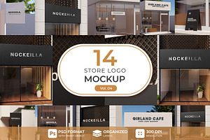 Sign Logo Mockup Vol. 04