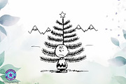 Charlie Brown Christmas Tree SVG PNG, an Object Graphic by FiveStarCrafting (Thumbnail 4 of 7)