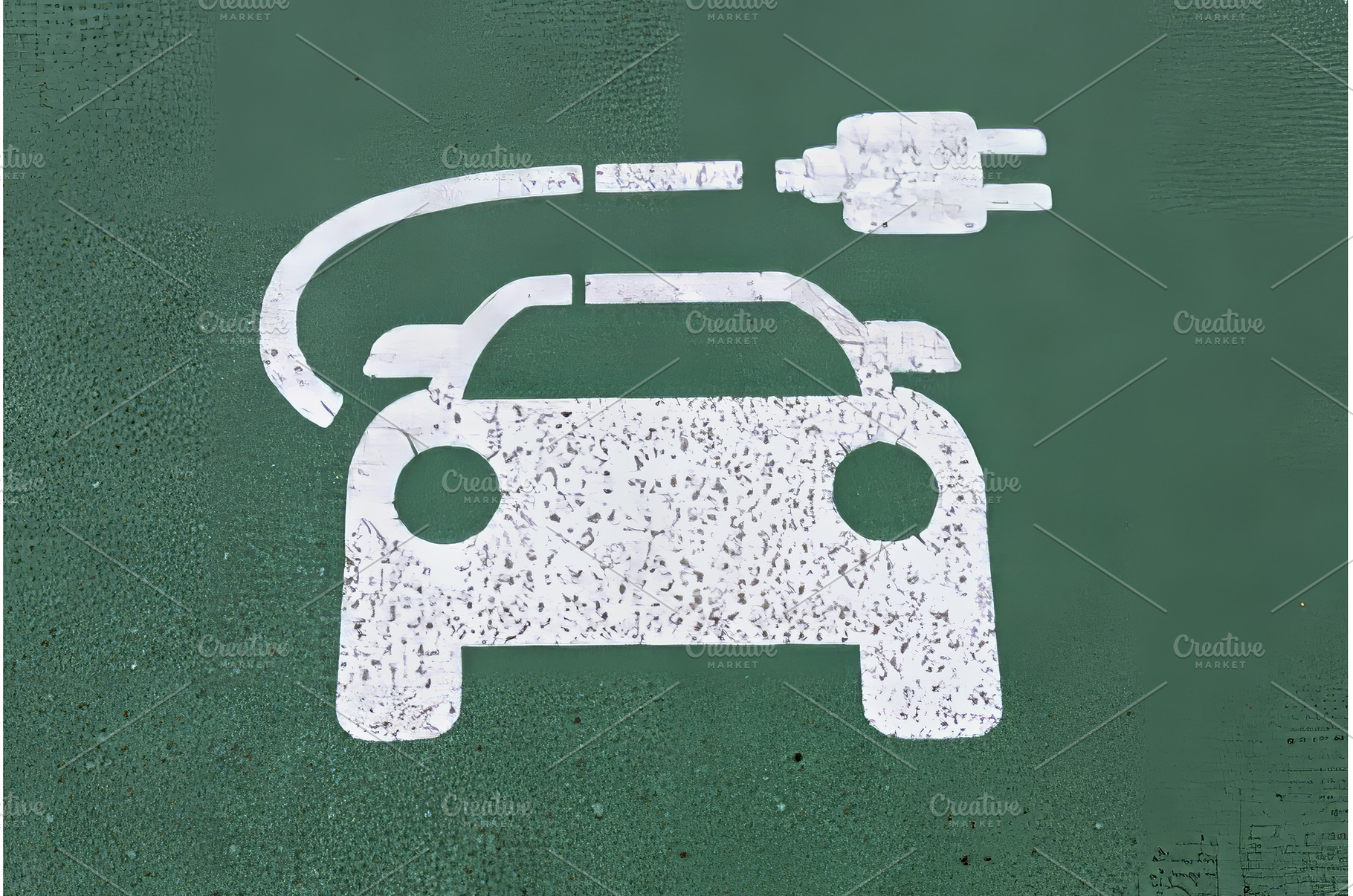Electric cars are being charged at, a Transportation Photo by ZinetroN