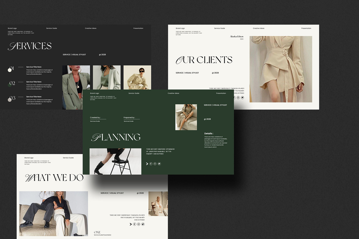 Services Guide Presentation Template, a Presentation Template by UpSolution (Photo 5 of 9)