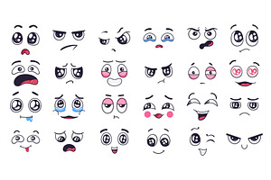 Funny Cartoon Faces. Face