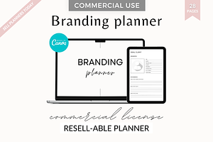 Branding Planner Editable Canva