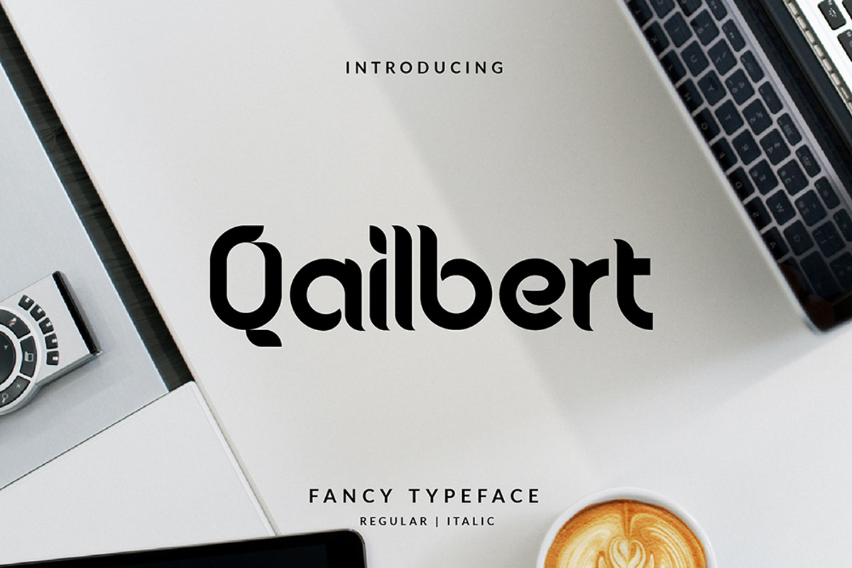 Qailbert Modern Business Font, a Sans Serif Font by Dicubit (Photo 1 of 10)