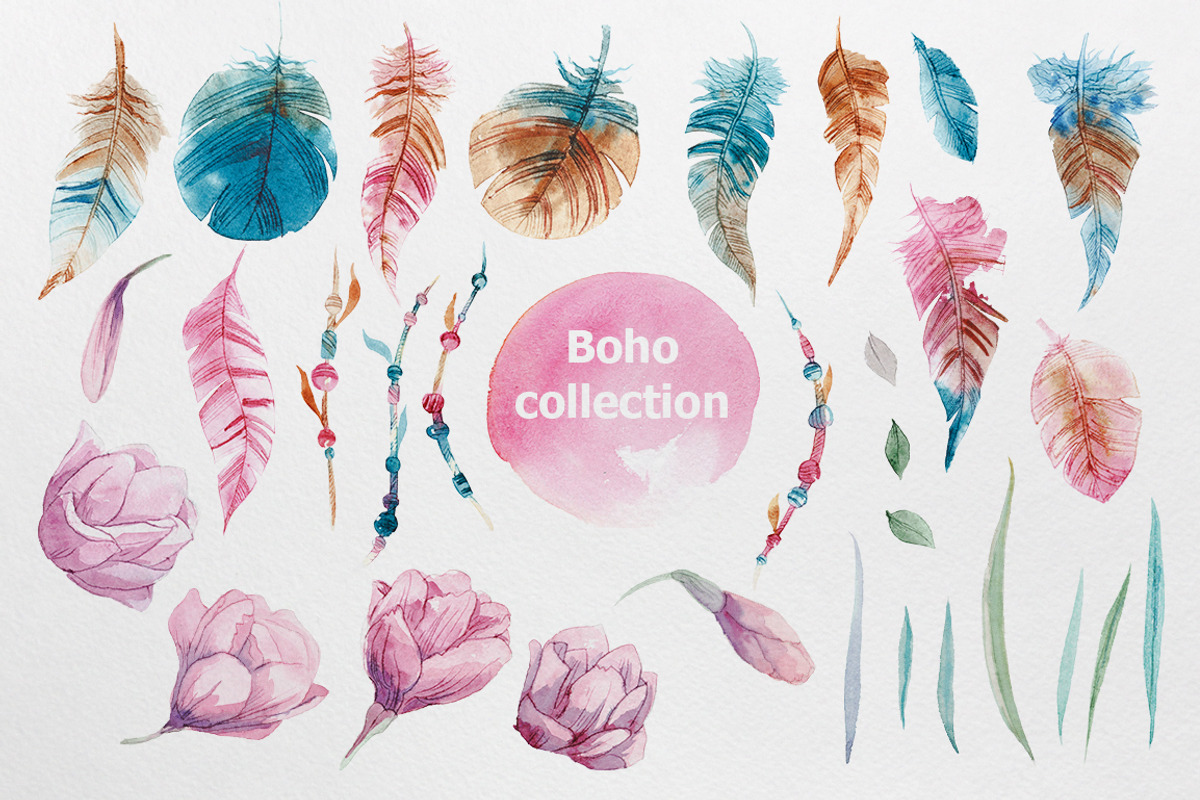 Watercolor flowers (part II), a Decorative Illustration by katyabuslaeva (Photo 2 of 7)