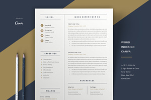 Minimal Resume Template Carla