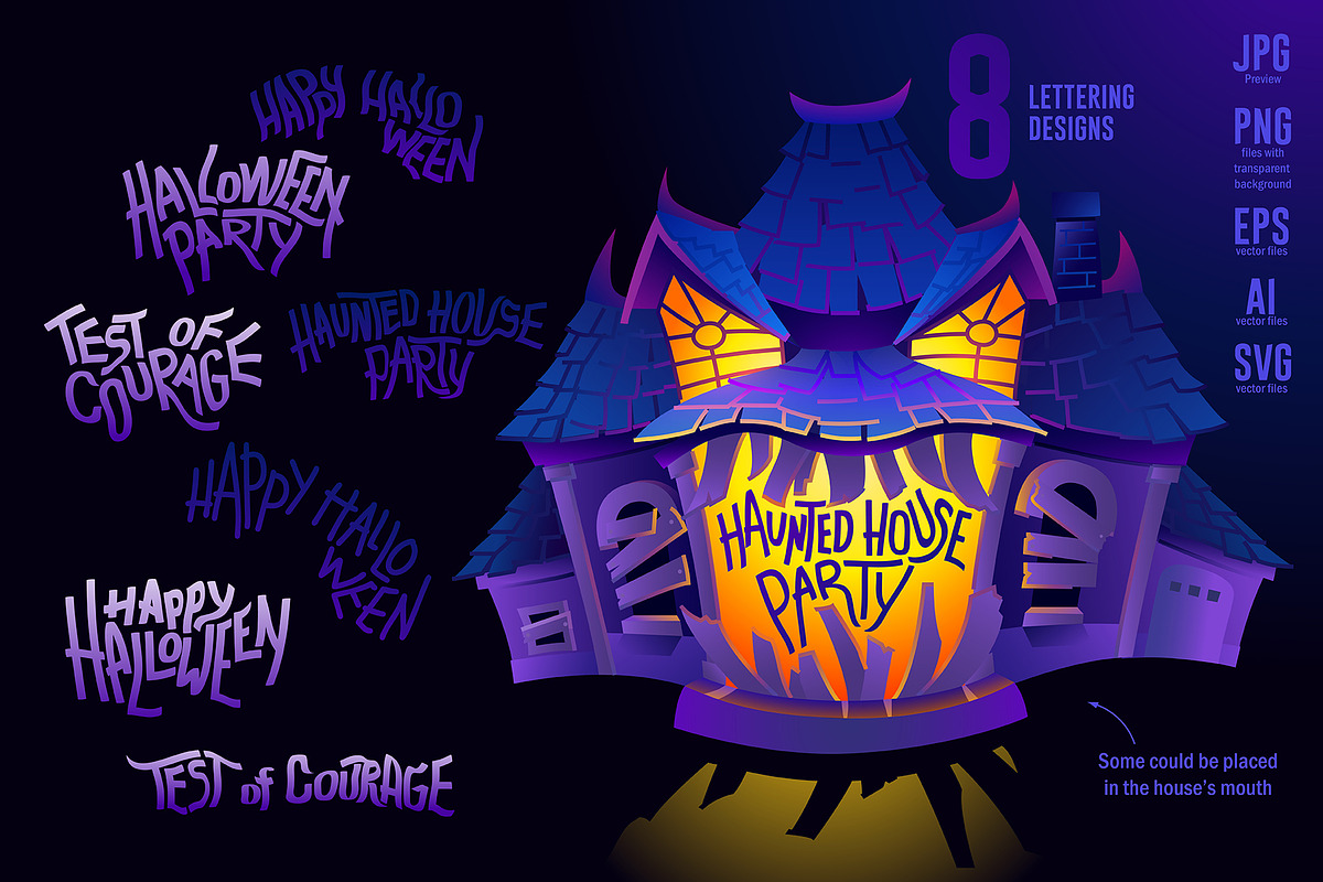 Test of Courage - Vector Halloween, a Graphic by Ekaterina Glazkova (Photo 4 of 14)