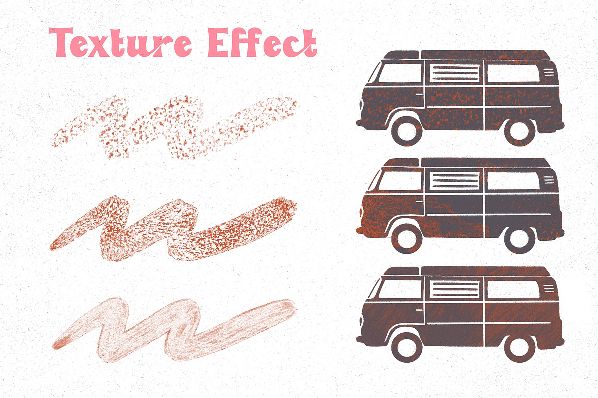 Texture Brush Set for Procreate, a Brush Add-On by Maria Summer (Photo 5 of 8)