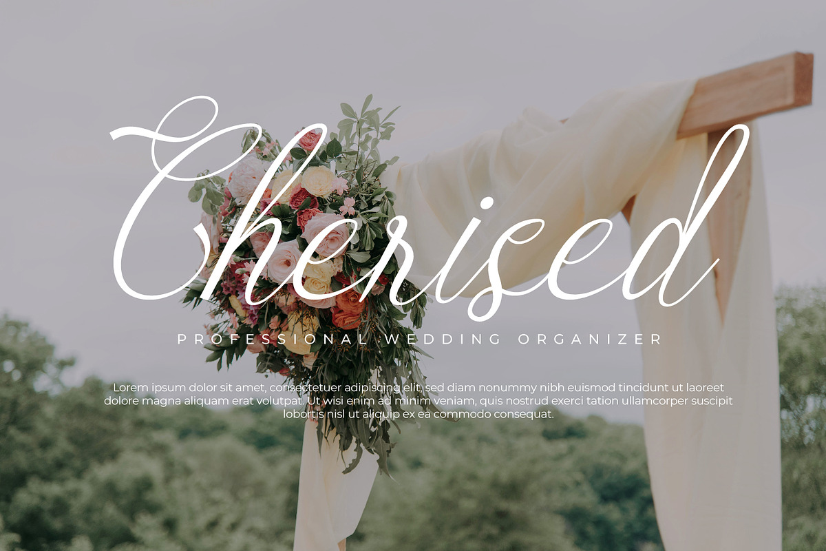Montalina - Modern Script font, a Script Font by Rishsketch (Photo 2 of 13)