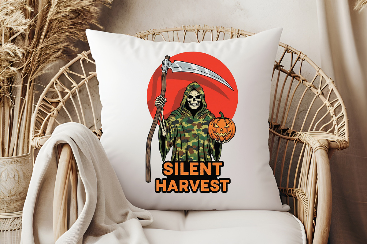 Camo Death Halloween Sublimation, an Illustration by DreamCafeArt (Photo 6 of 6)