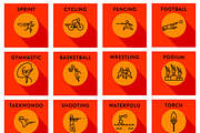 20 Minimal Olympic Vector Icons, an Outline Icon by Kursat Unsal (Thumbnail 5 of 7)