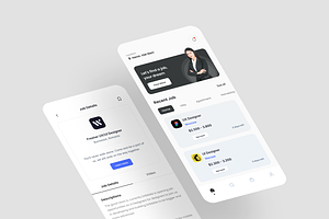 Abant - Job Finder App UI Kit