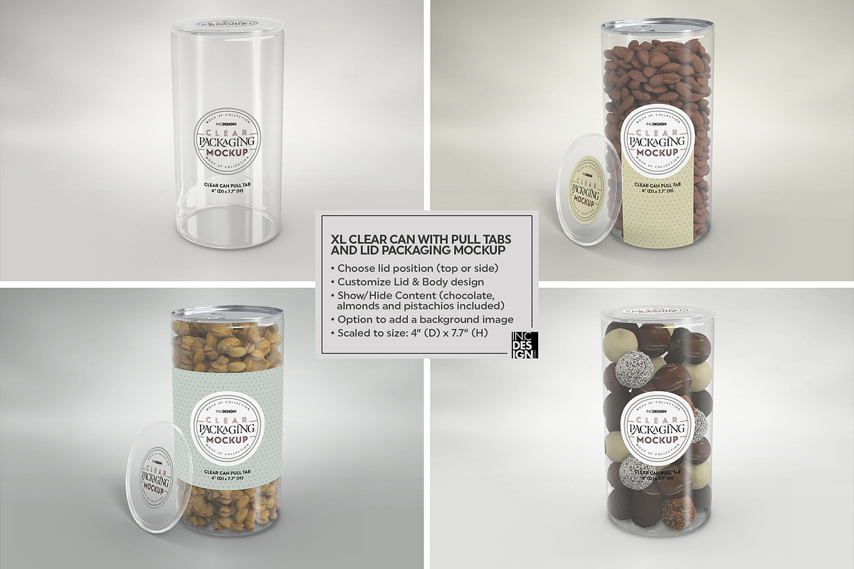 05 Clear Container Packaging Mockups, a Packaging Mockup by INCDesign (Photo 19 of 20)