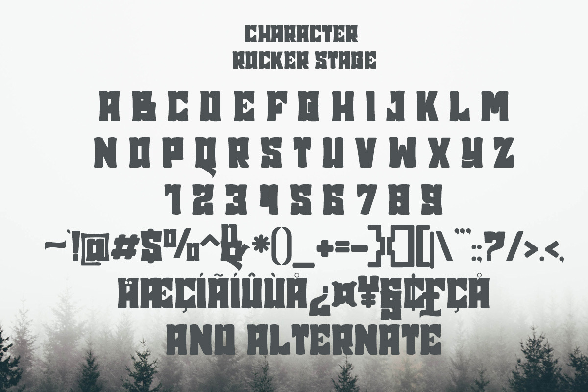 Rocker stage, a Blackletter Font by Bramcreative (Photo 7 of 11)