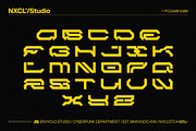 NCL BRAYQOSE - Cyberpunk Font, a Sans Serif Font by Enxyclo Studio (Thumbnail 10 of 13)
