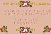 Christmas Snowflake Sans Serif Font, a Sans Serif Font by Yiru Chen Studio (Thumbnail 8 of 15)